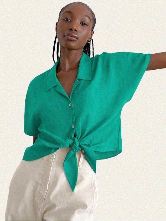 Wilfred Tops - Wilfred Free The Tie-Front Blouse